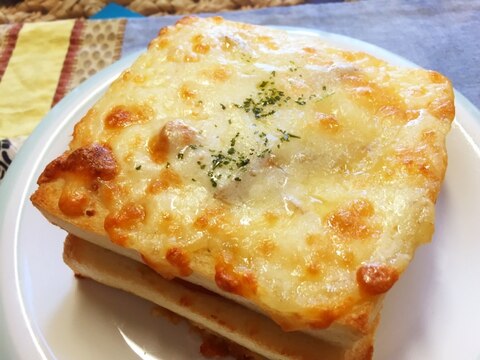 食パンで!クロックムッシュ